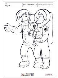 Astranot boyama sayfaları